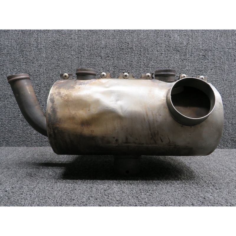 0550176-55, 0550176-37 Continental O-300-D Exhaust Stack Assembly with Shroud LH