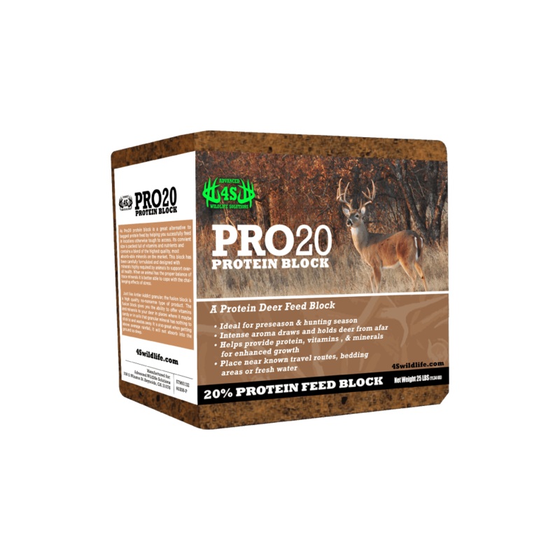 4S Advanced Wildlife Solutions Pro 20 Protein Block