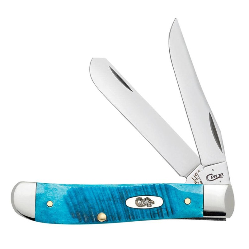 Case Sawcut Jig Caribbean Blue Bone Mini Trapper