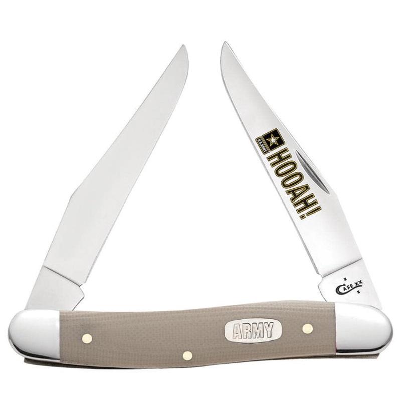 Case U.S. Army Smooth Tan G-10 Muskrat