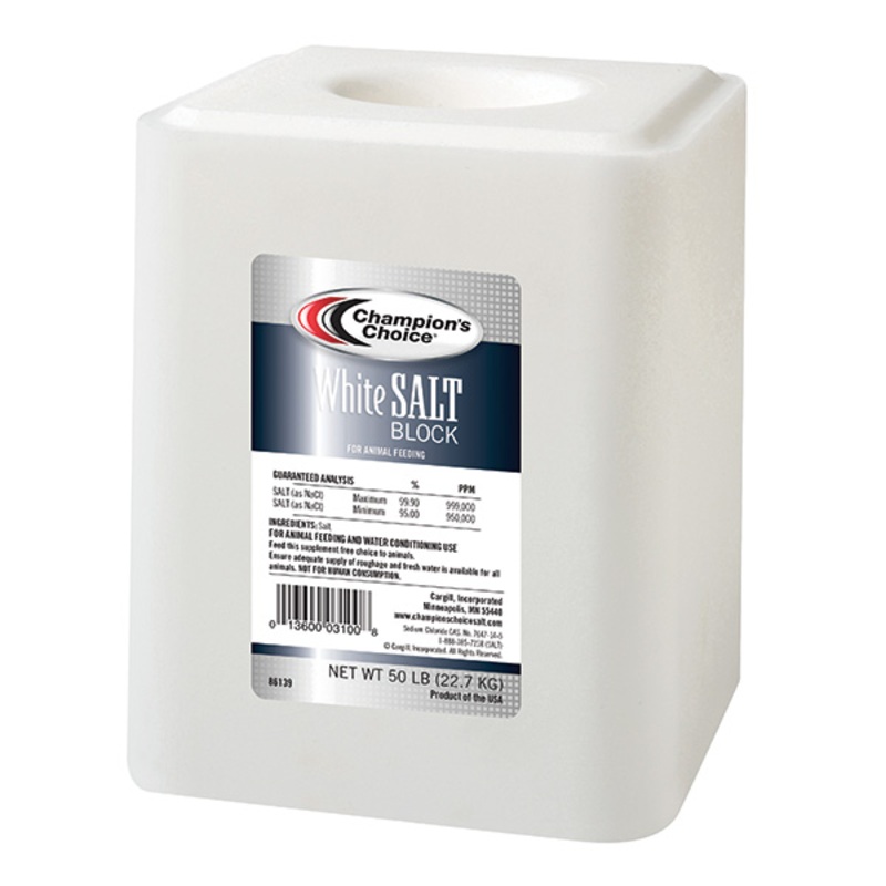 Champions Choice White Salt Block