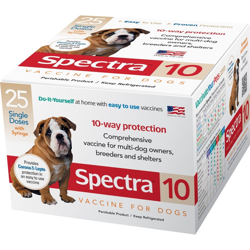 Durvet Spectra 10 Dog Vaccine With Syringe