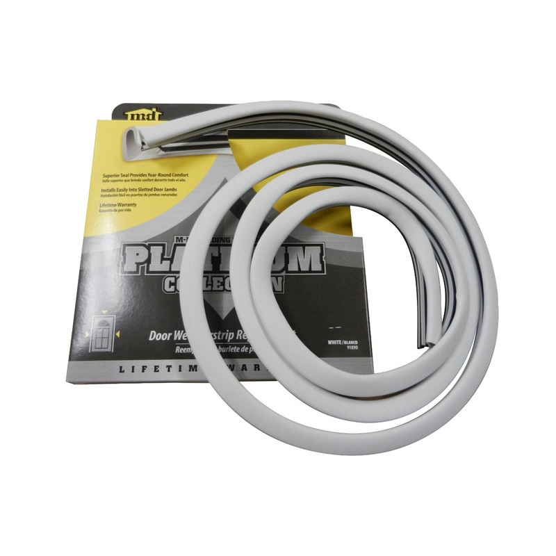 M-D Building Products Platinum Collection Replacement Door Weatherstrip  White