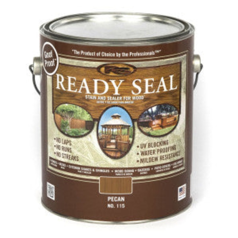 Ready Seal Exterior Wood Stain and Sealer –  Pecan, 1 Gallon