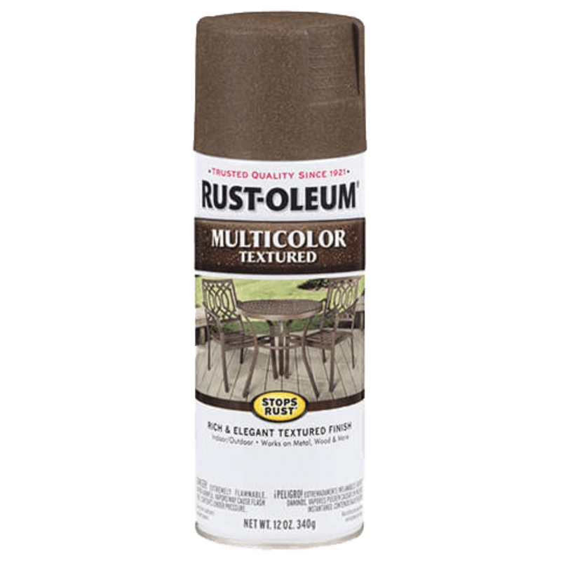 Rust-Oleum Stops Rust MultiColor Textured Spray Paint Autumn Brown
