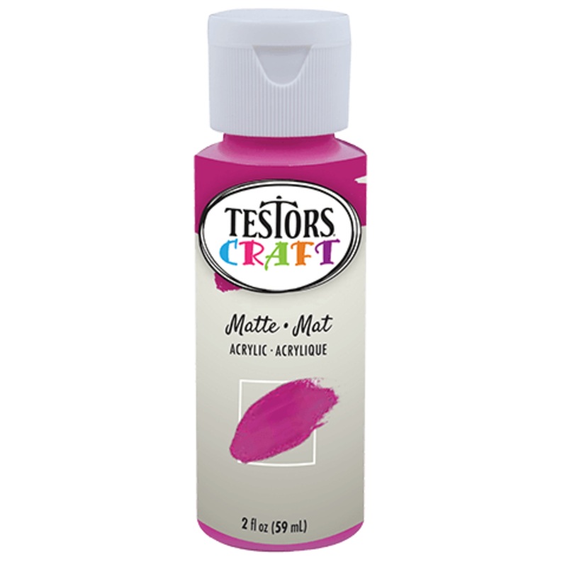 Testors Craft Acrylic Paints  Fuchsia