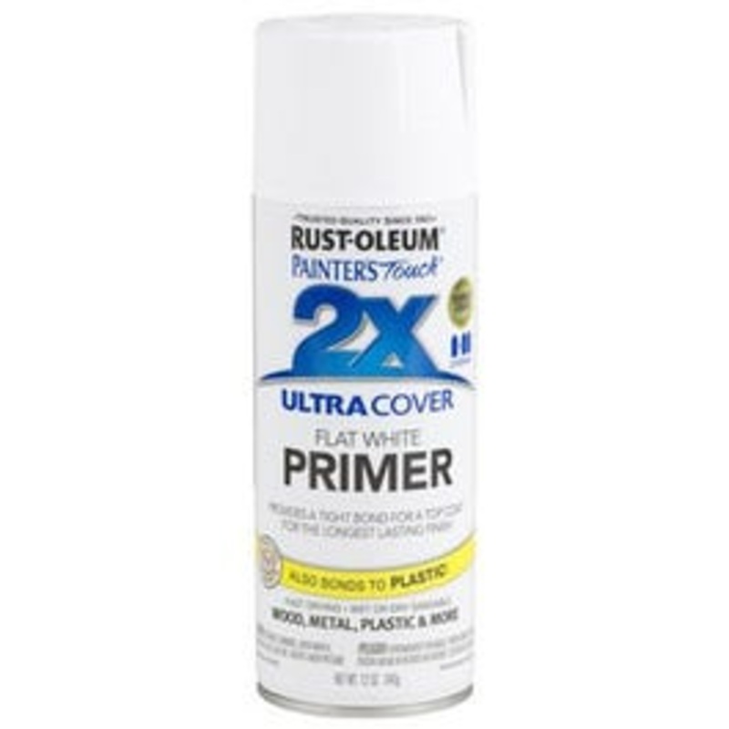 Painter’s Touch 2X Spray Primer, White, 12-oz.