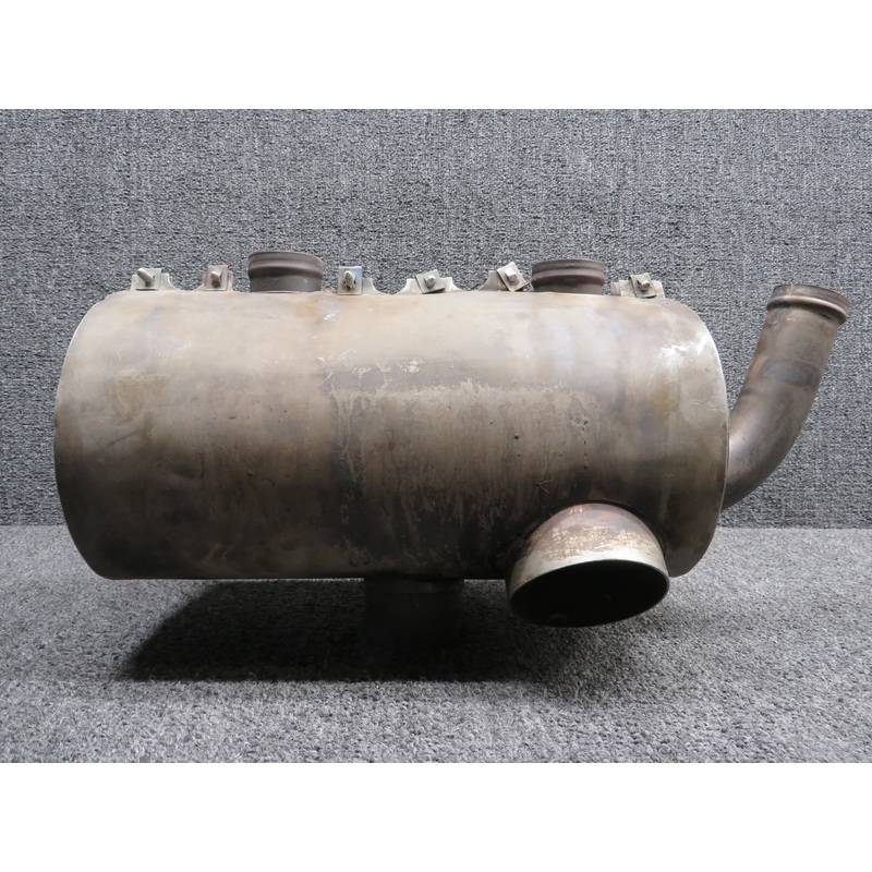 0550176-56, 0550176-37 Continental O-300-D Exhaust Stack Assembly with Shroud RH