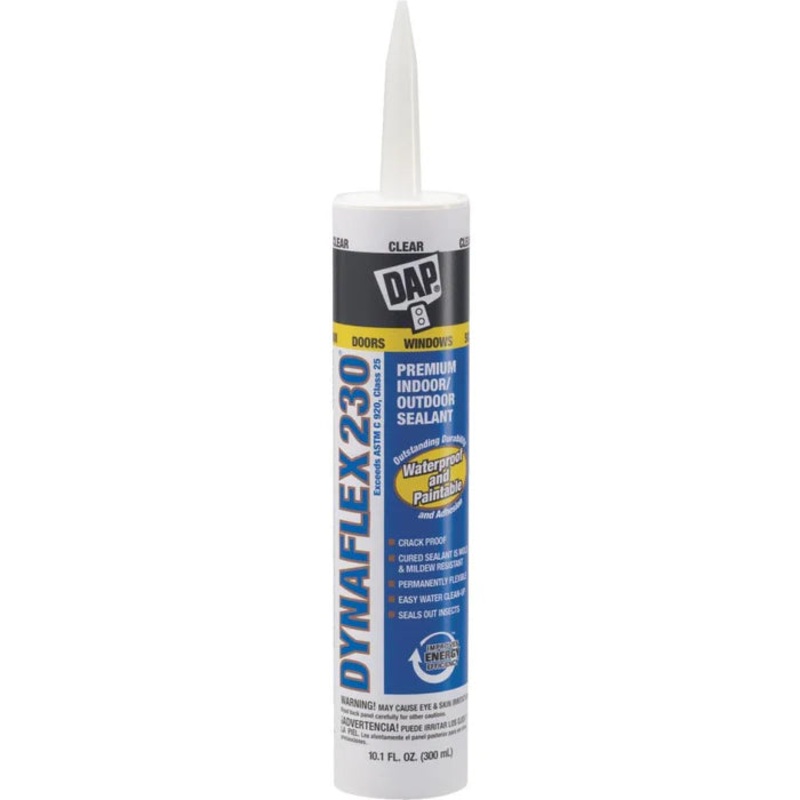 DAP Dynaflex 230 Sealant|10.1 Oz.|10.1 oz|Almond|Gray|Dark Bronze|White|Clear
