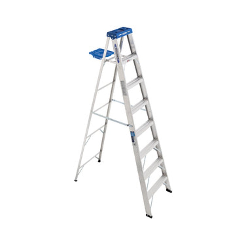 Werner 8ft Type I Aluminum Step Ladder 368 (8 ft.)