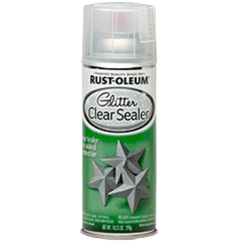 Rust-Oleum Glitter Spray Paint Clear