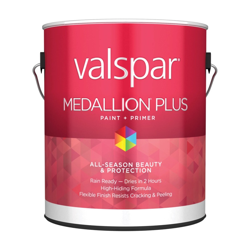 Valspar Medallion Plus Exterior Paint + Primer Semi-Gloss 1 Gallon Clear Base