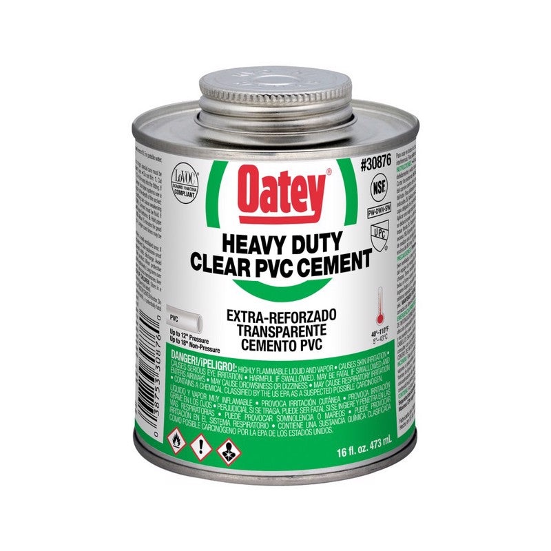 Oatey Heavy Duty Clear PVC Cement