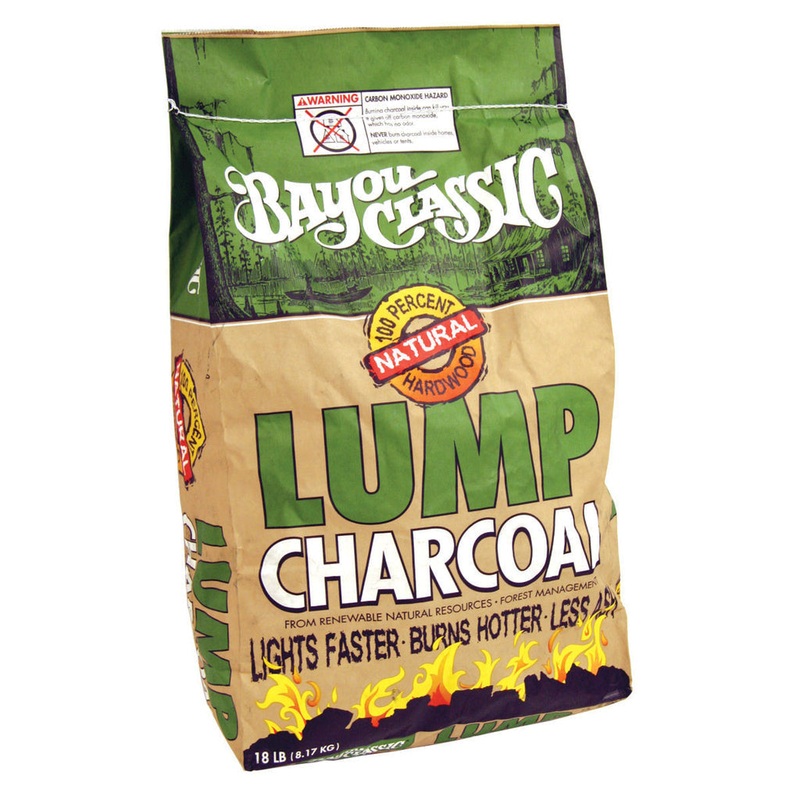 Bayou Classic Natural Lump Charcoal – Large Bag