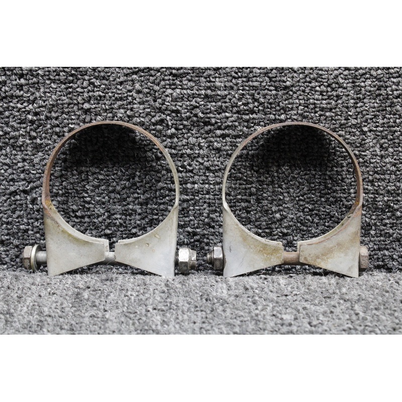 S1601-36 Continental O-300-D Exhaust Tailpipe Clamp Set of 2