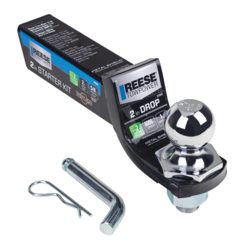 REESE Towpower Interlock Trailer Hitch Ball Mount Starter Kit