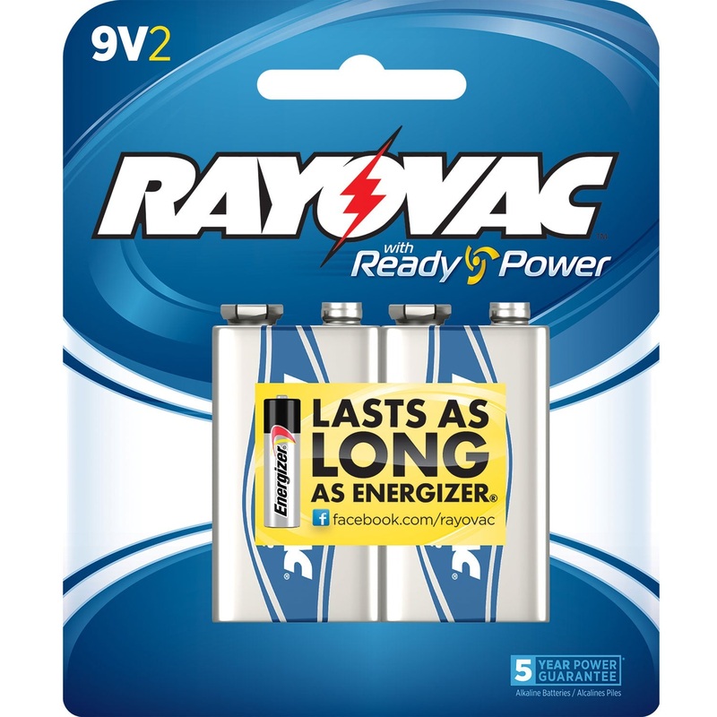 Rayovac A16042J 9V Alkaline 9V 9V 9V Alkaline Stick 2
