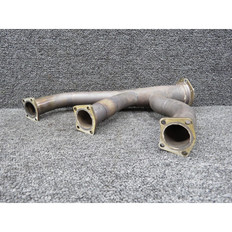 1250263-2, 1254011-1 Continental IO-470-S Exhaust Stack Assy LH with Probe Holes
