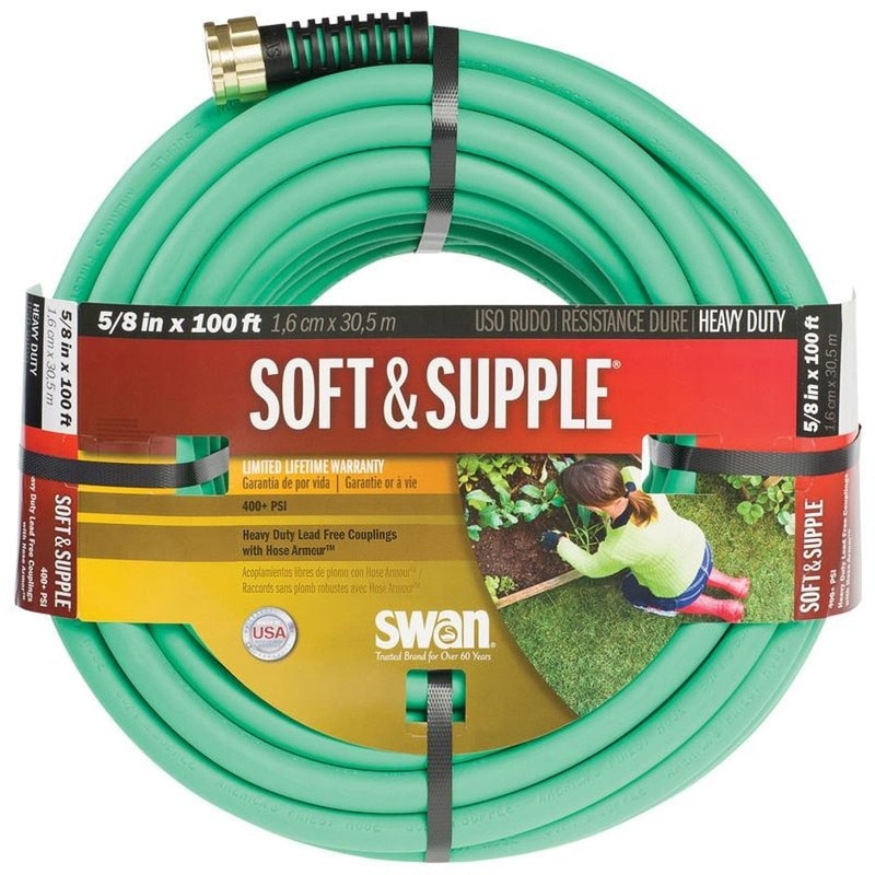 Swan Soft&SUPPLE  Hose|5/8 IN X 100 FT|5/8 IN X 50 FT|5/8 IN X 75 FT