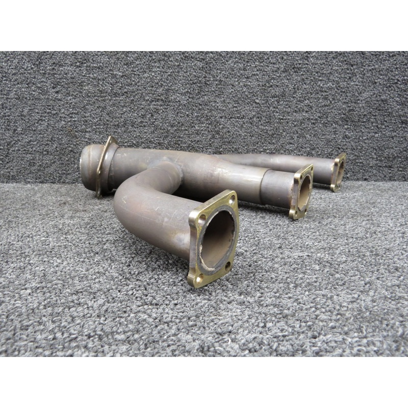 1250264-2, 1250251-9 Continental IO-470-S Exhaust Stack Assy RH with Probe Holes