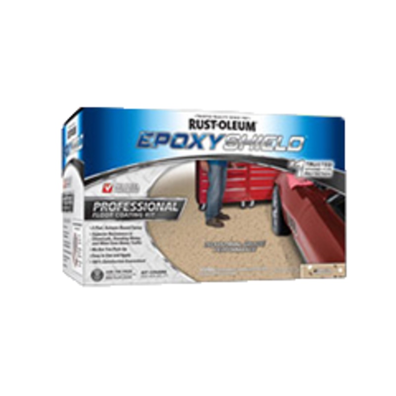 Rust-Oleum Professional Floor Coating Dunes Tan Semi-Gloss 2 Gallons