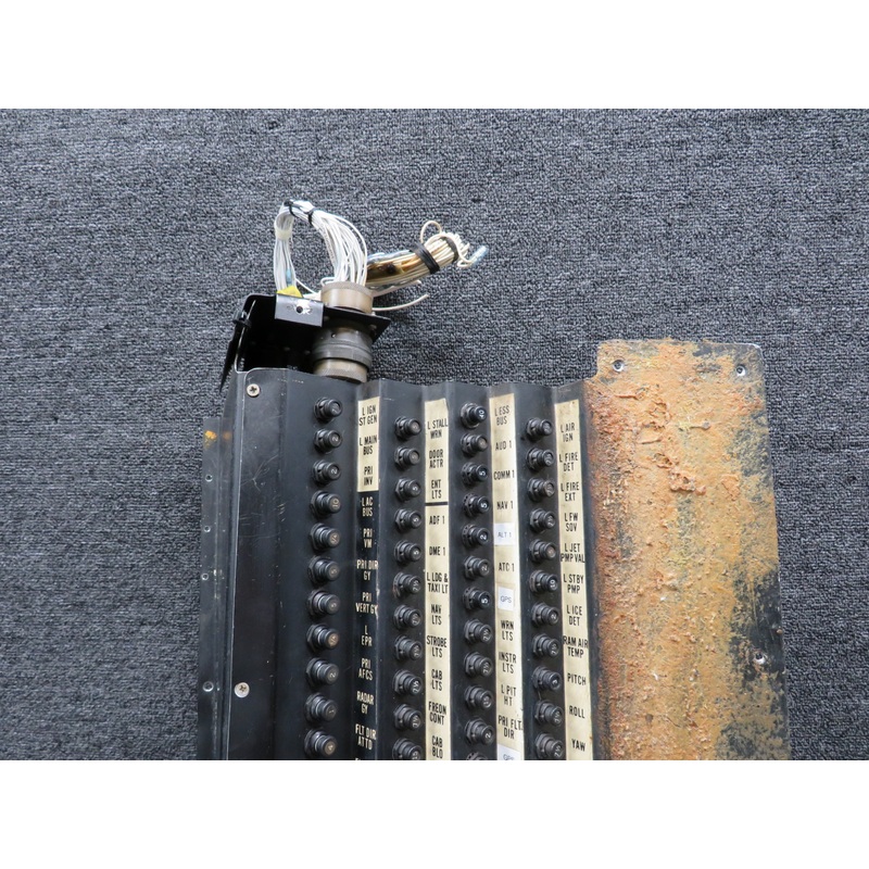 2408801-347-15-601 Learjet 24E Pilot Side Circuit Breaker Panel