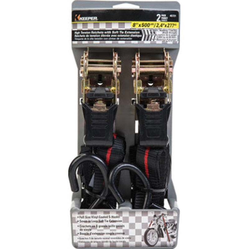 RATCHET TIE DOWN 8 FT X 1 IN 500 LB WLL