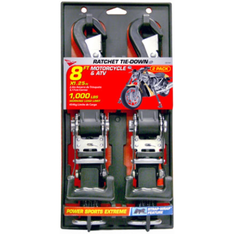 RATCHET TIE ON 8 FT X 1 1/4 IN 1000 LB