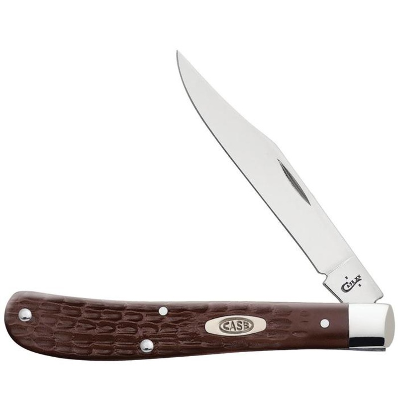 Case Brown Synthetic Slimline Trapper