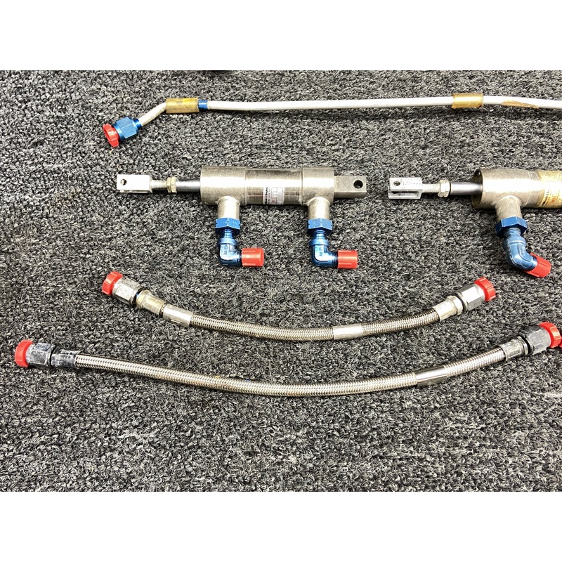 Piper PA31-325 Co-Pilot Dual Brake Set with Lines, Cylinders, Fittings