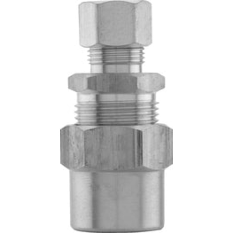 Plumb Pak Straight Transition Fitting 1/2 X 3/8