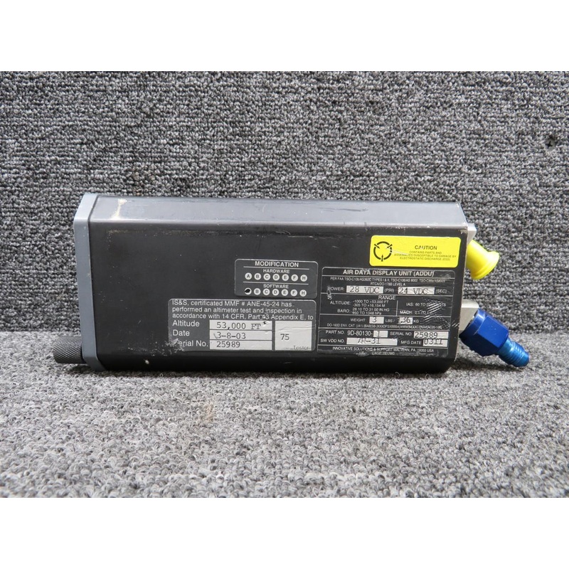 9D-80130-1 Air Data Altimeter Unit with Mods and Green Repairable Tag (Core)