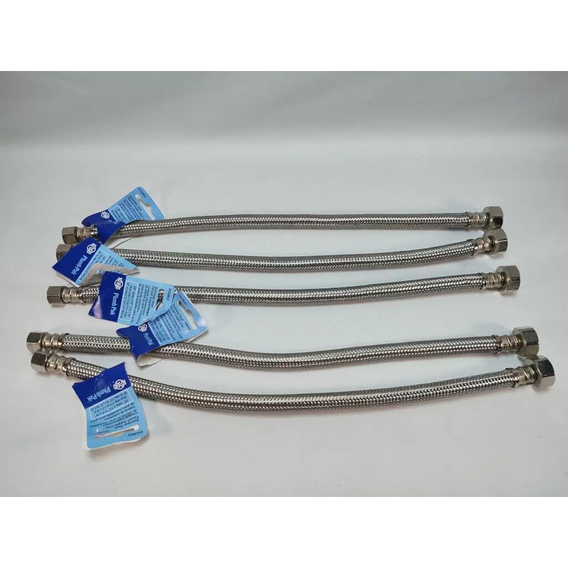 Plumb Pak E-Z Faucet Supply Tubes. Stainless Steel 16