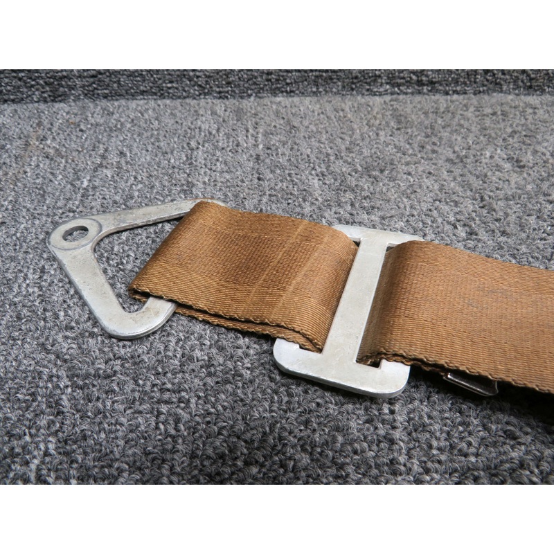 13947-046 (Use: 551-324) Piper PA24-250 Front Safety Belt Assembly (Brown)
