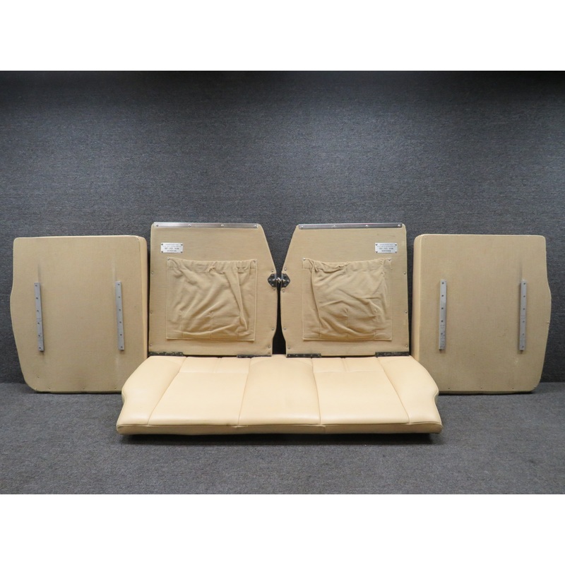 Learjet 24E Upholstered 3-Piece Divan Seat Assembly
