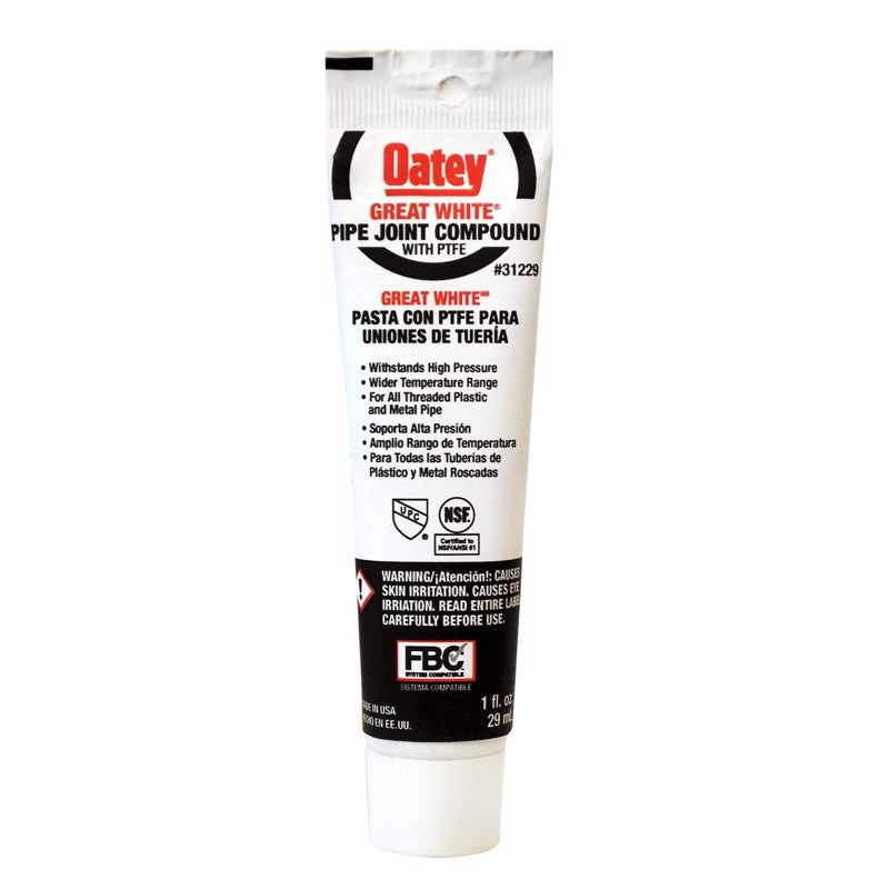 Oatey Great White Pipe Joint Compound with PTFE