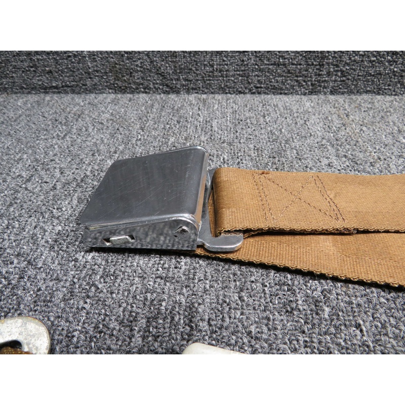 13947-055 Piper PA24-250 Rear Safety Belt Assembly (Brown)