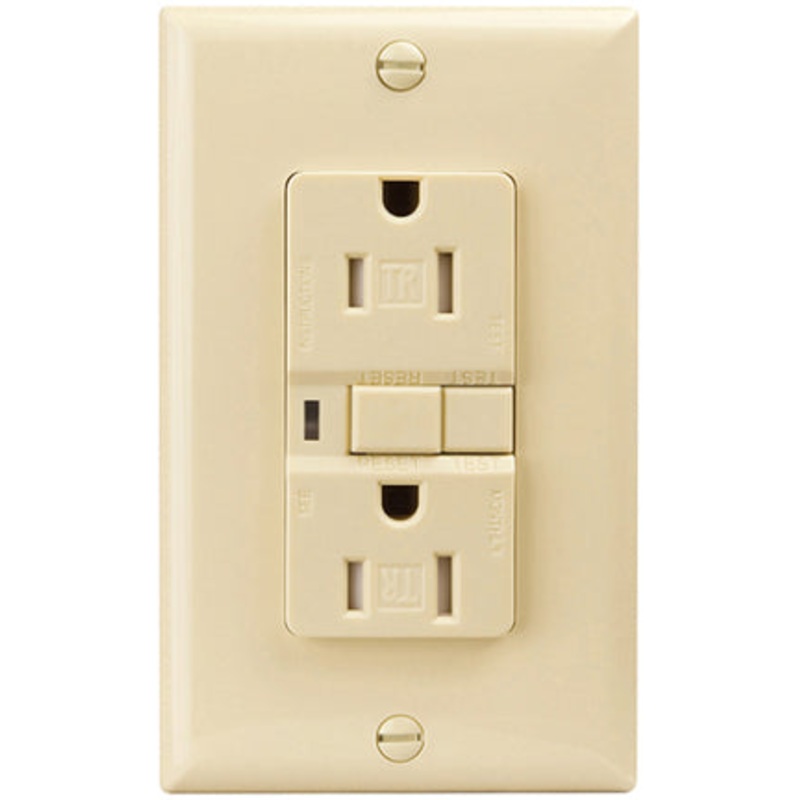 SELF TEST GFCI 15 AMP WT