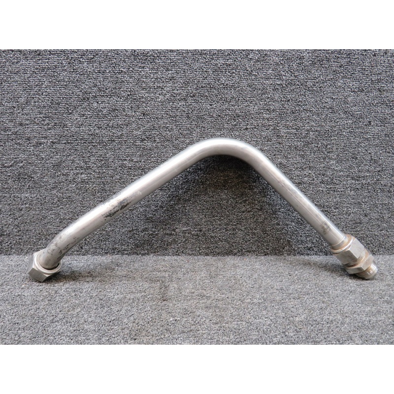 2388215-37, AN815-4D Learjet 24D Engine Fire Extinguisher Tube with Union (Worn)