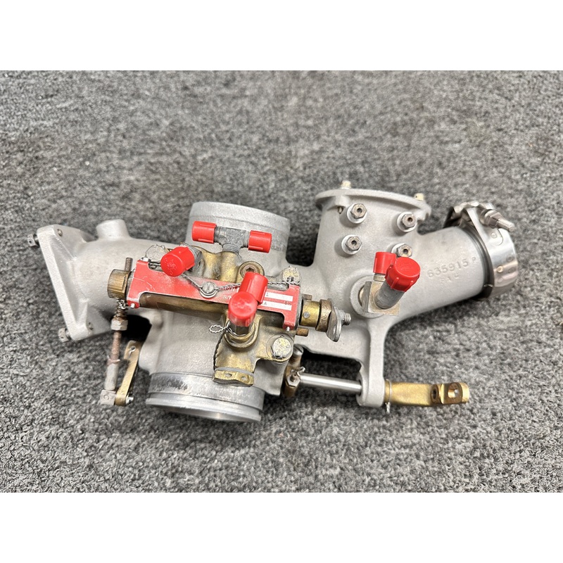 632916-11 Continental TSIO-520-NB Throttle Body w Fuel Injector Control & Clamp