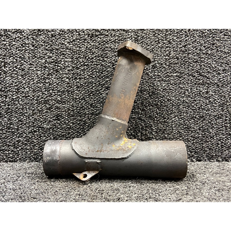 643861-102 (Use: 654264) Continental TSIO-360-KB Aft Exhaust Riser LH (No Probe Hole)
