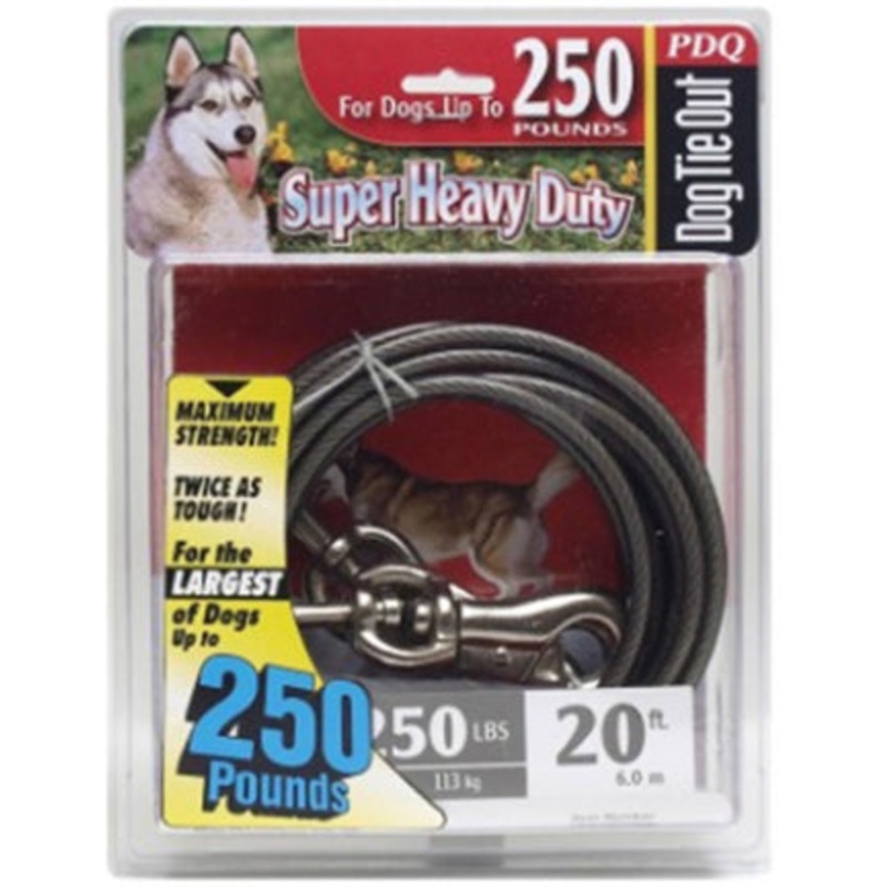30 FT GRAY TIE-OUT CABLE