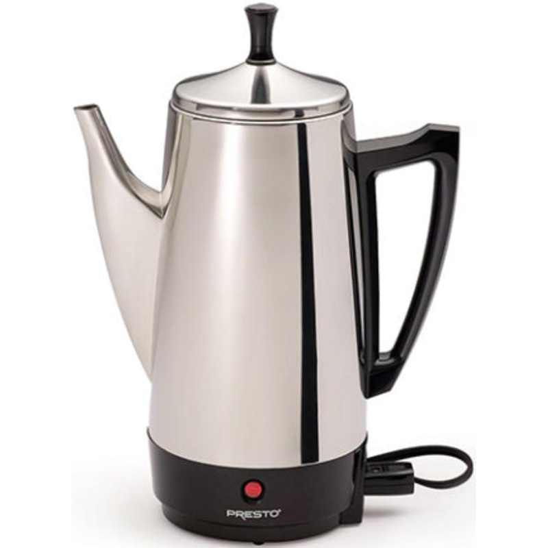 12 CUP STAINLESS STEEL PERCOLATOR