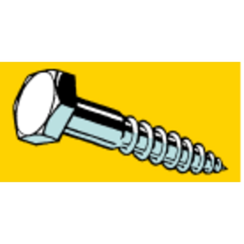 Midwest Fastener Hex Lag Screws 1/4 x 2-1/2