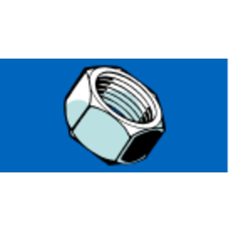 Midwest Fastener Coarse Finished Hex Nuts 1/4-20