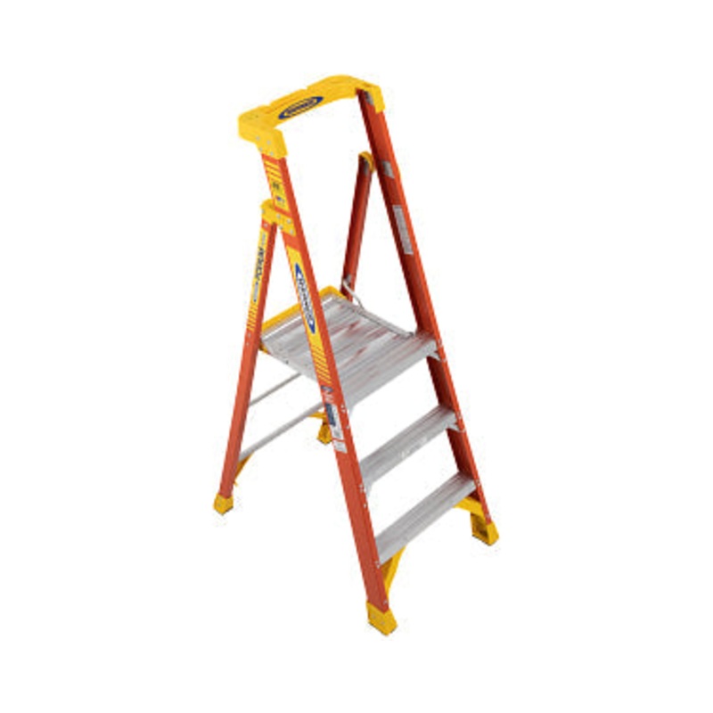 Werner 9ft Reach Height Fiberglass Podium Ladder 3ft Type IA Pd6203