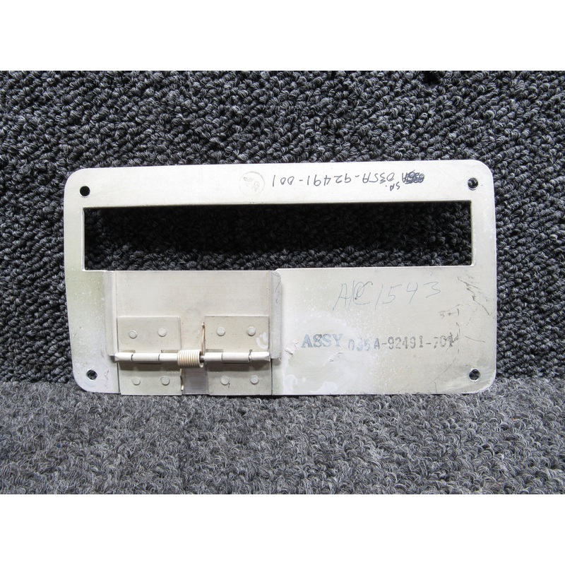 035A-92491-701 Exit Door Panel Placard Assembly (Damaged)