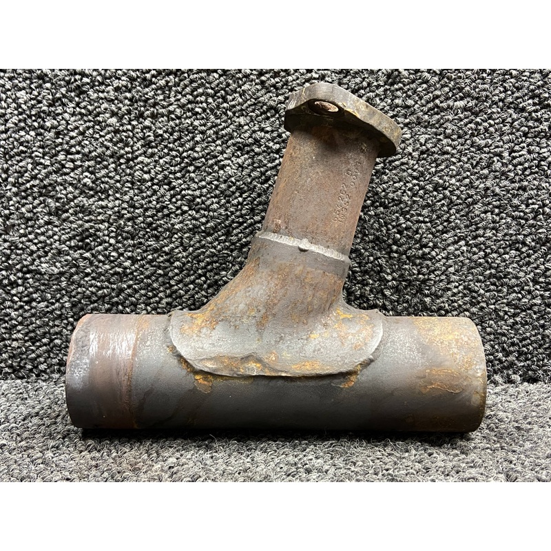 654262 Continental TSIO-360-KB Center Exhaust Riser LH (No Probe Hole)