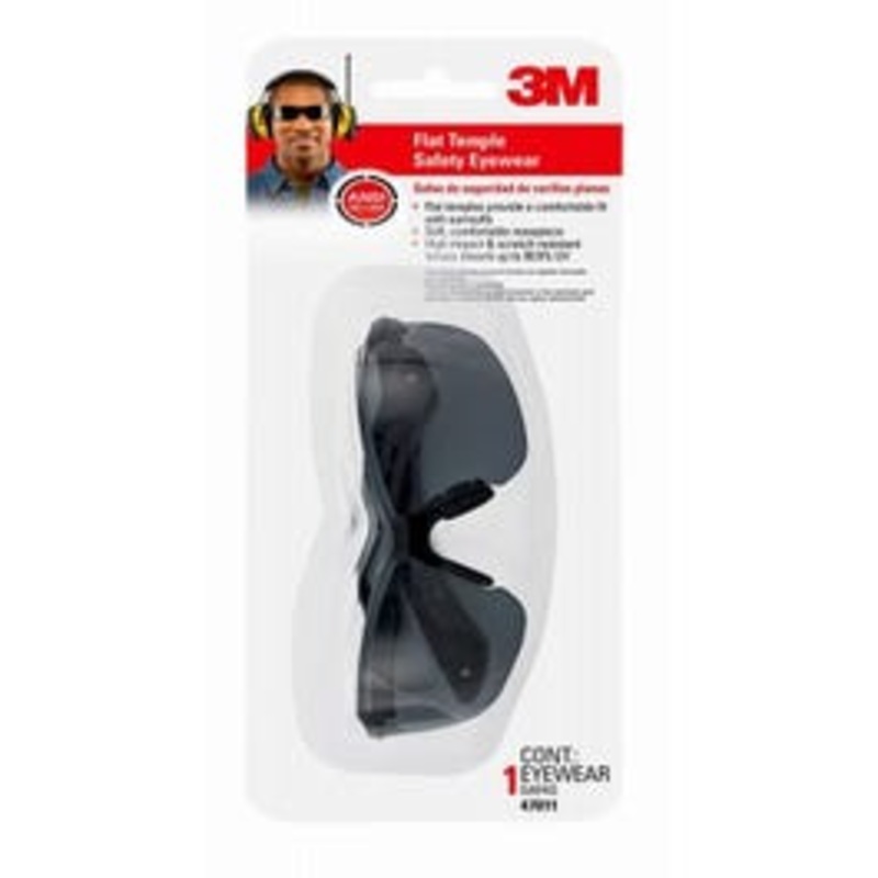 Safety Glasses Black/Gray