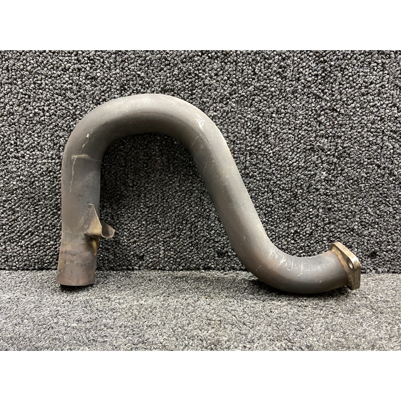 10355-003 (Use: 10355-002) Continental IO-360 Aft Exhaust Riser RH w Probe Hole